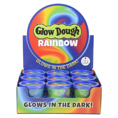 RAINBOW GLOW DOUGH 4OZ (36PCS/CASE) TM LLB kids toys