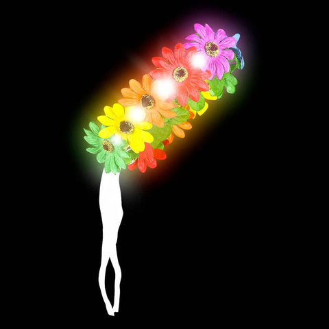 LIGHT-UP RAINBOW FLOWER HALO LLB Light-up Toys