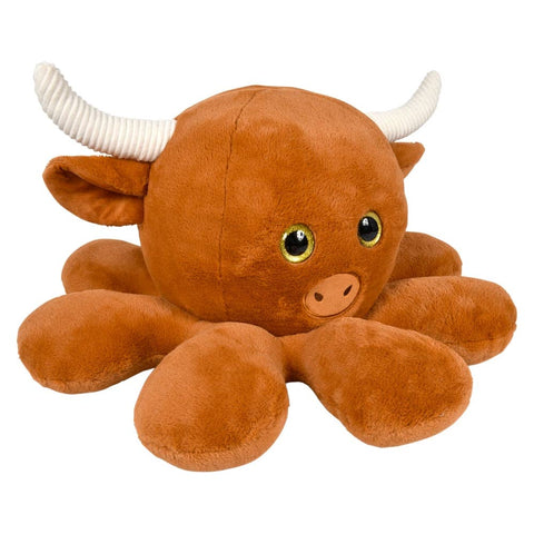 28.5" Octo-Highland Cow - LLB Toys Plush