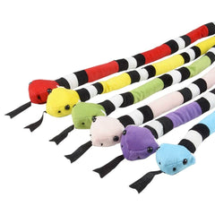 45" STRIPED SNAKE plush LLB Plush Toys