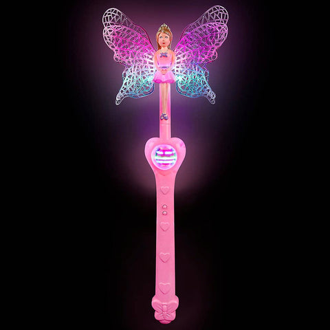 19" FAIRY SPINNER WAND LLB kids toys