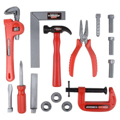 15PC DELUXE HANDYMAN TOOL SET LLB kids toys