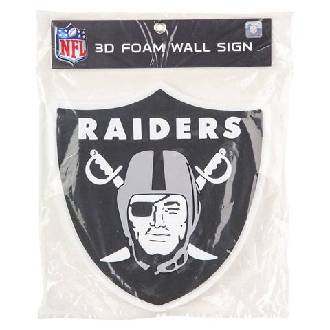 Fanfave 15" Oakland Raiders 3D Foam Sign LLB kids toys