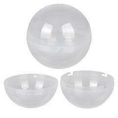 4" (100mm) Round Plastic Locking Capsules  - LLB Toys