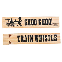 5.75" WOODEN TRAIN WHISTLE LLB Wood Toy - Kids