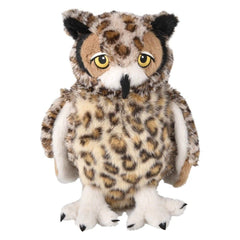 11" Animal Den Eagle Owl Plush -  LLB Toys