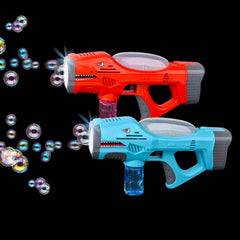 11.25" Light-Up Bubble Shark Blaster With Sound - LLB Toys