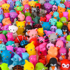 2" RUBBER ANIMAL MIX (1000PCS/CASE) LLB kids toys