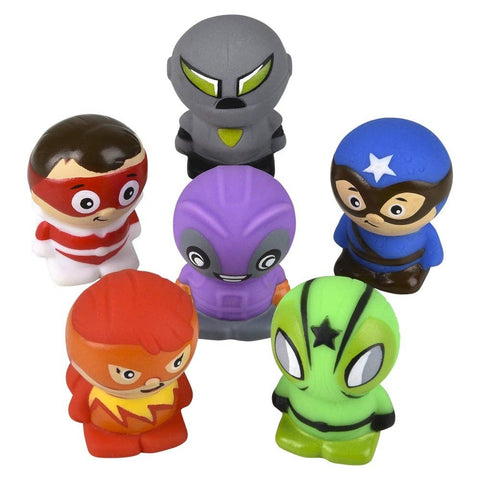 2" Rubber Superhero Assortment LLB kids toys