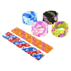 Tiedye Suction Sticky Strips Silicone Bracelet - LLB Toys
