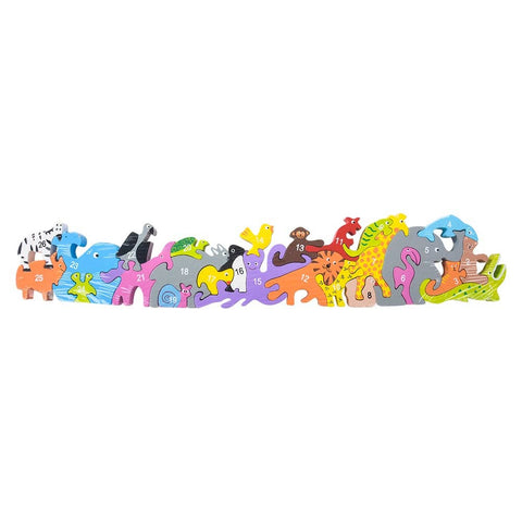 23.25" x 5" 26PC ALPHABET ANIMAL PUZZLE LLB Puzzle