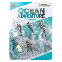 6 PC AQUATIC ANIMAL SMALL SET LLB kids toys