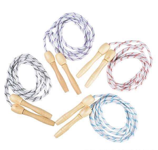 JUMP ROPE WOODEN HANDLE 7 FT LLB Sporting  Accessories