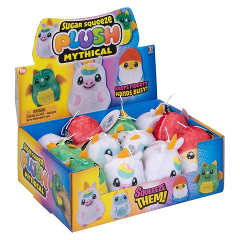 2.75" Sugar Squeeze Plush Mythical Assortment - LLB Toys