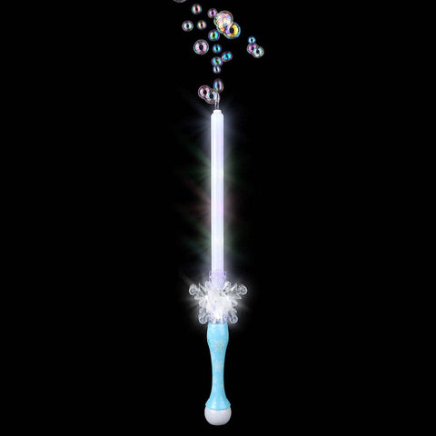 Light-Up Snowflake Bubble Wand 29" - LLB Toys