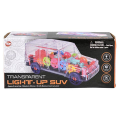 6.5" LIGHT-UP TRANSPARENT SUV LLB Light-up Toys