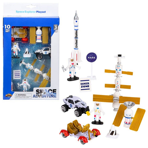 10 PC SPACE EXPLORER BOX SET LLB kids toys