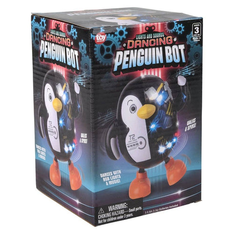 7" Light And Sound Dancing Penguin Robot - LLB Toys