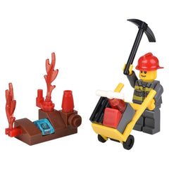 3" BUILDING BLOCK FIRE RESCUE ASSORTMENT - LLB Toys