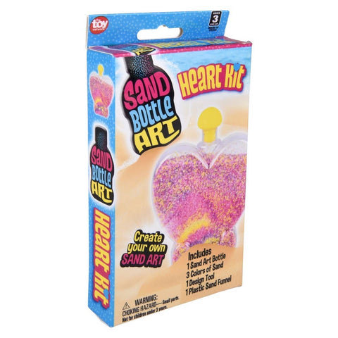 4.5" Heart Sand Art Kit - LLB Toys