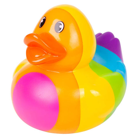 Big Rainbow Rubber Duckies 6" - LLB Toys
