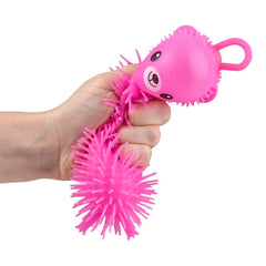 8" Bear Puffer Light-Up Wiggler 12ct- LLB Toys