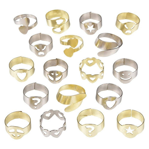 0.75" Metal Toy Rings - LLB Toys