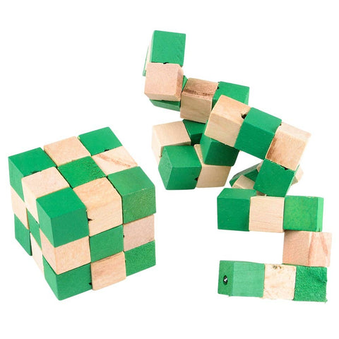 2" WOODEN MAGIC CUBE PUZZLE LLB Puzzle
