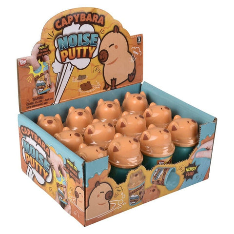 3" Capybara Fart Putty 12ct- LLB Toys