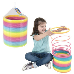 9.4" (235MM) JUMBO RAINBOW COIL SPRING LLB kids toys