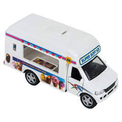 5" DIE-CAST PULL BACK ICE CREAM TRUCK LLB Car Toys
