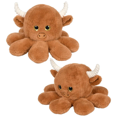 10" Octo-Highland Cow - LLB Toys