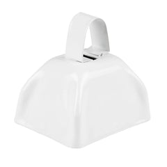 3" WHITE METAL COWBELL LLB kids toys