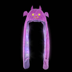 Light-Up Plush Bat Hat Scarf - LLB Toys