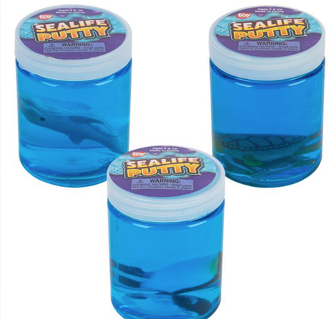 3" SEA LIFE PUTTY LLB Slime & Putty