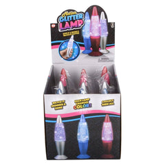 7" NOVELTY GLITTER LAMP LLB kids toys