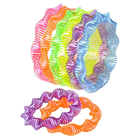 NEON TWIST COIL SPRING BRACELET - LLB Toys