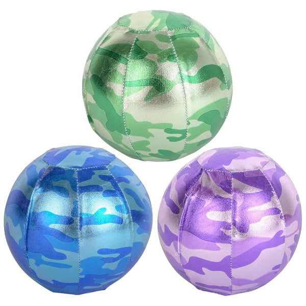 Metallic Fabric Camo Ball (3 Asst.) 6