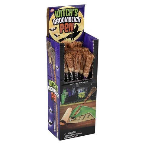 Witch's Broomstick Pen 8.5" - LLB Toys