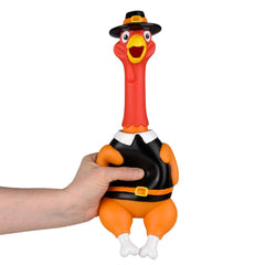 13" Screeching Rubber Thanksgiving Turkey - LLB Toys