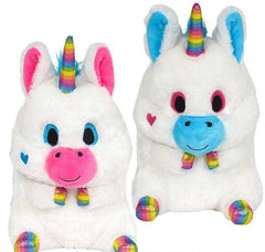 10" BELLY BUDDY UNICORN LLB Plush Toys