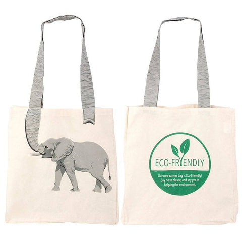 16" ELEPHANT TAIL ECO-FRIENDLY CANVAS BAG LLB kids toys