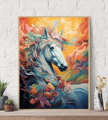 Fantasy Horse Canvas Wall Art print