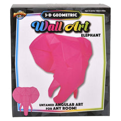 Elephant Geometric Wall Art 4.25" LLB kids toys