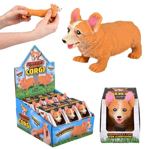 4" STRETCHY, SQUISH CORGI LLB Squishy Toys