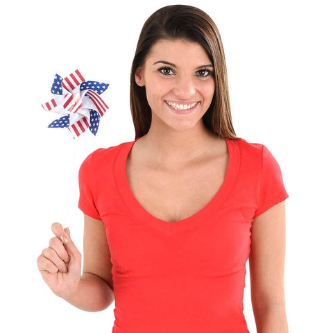 6" STARS AND STRIPES PINWHEEL LLB kids toys