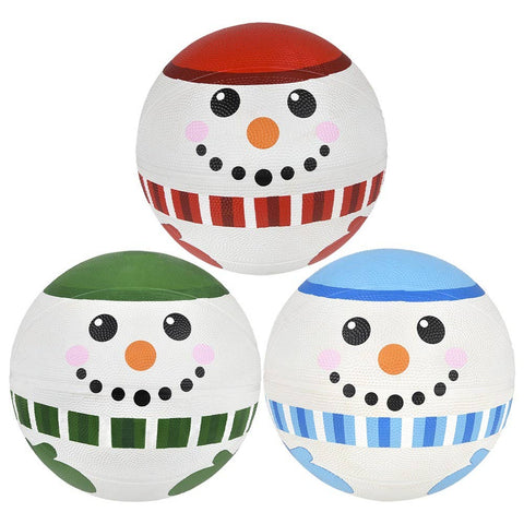 Snowman Regulation Basketball 9.5" LLB Christmas