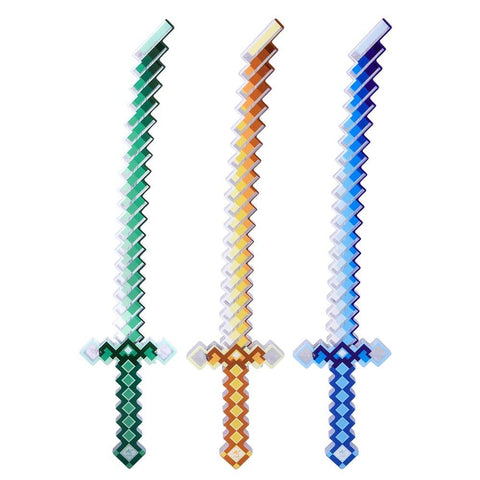26" Light-Up Pixel Crystal Katana LLB Light-up Toys