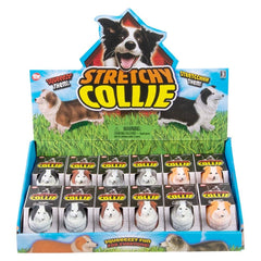 Stretchy Collie 5.25" 12ct - LLB Toys