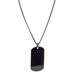 Stainless Steel Dog Tag Necklace 23.6" - LLB Toys